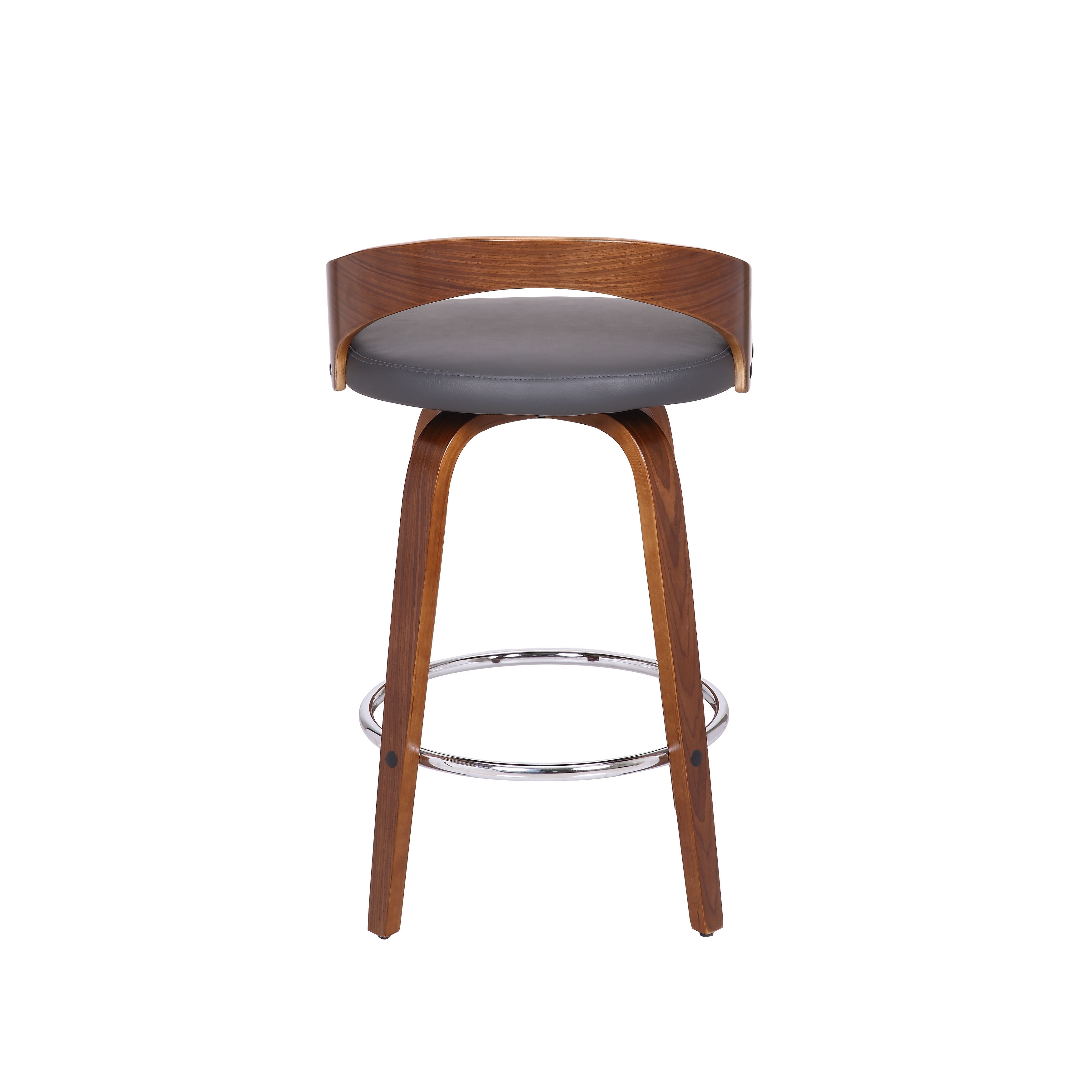 Carson Carrington Solavagen Mid-Century Modern Swivel Counter or Bar Stool