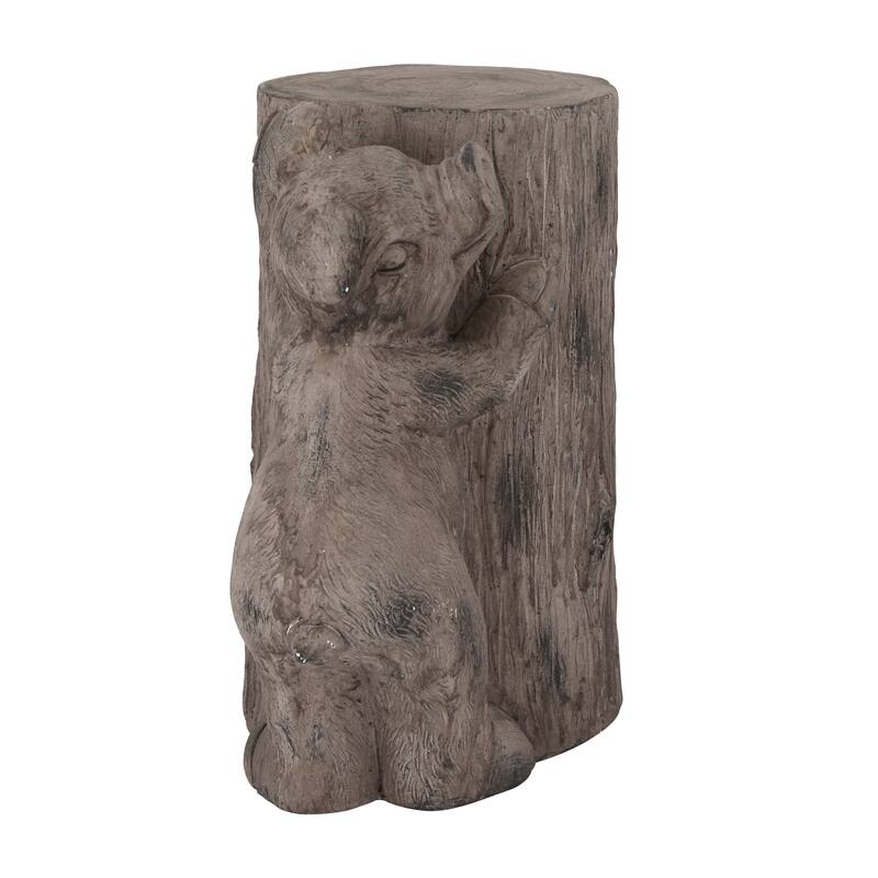 Brown MGO Modern Farmhouse Garden Sculpture - 16 x 10 x 16