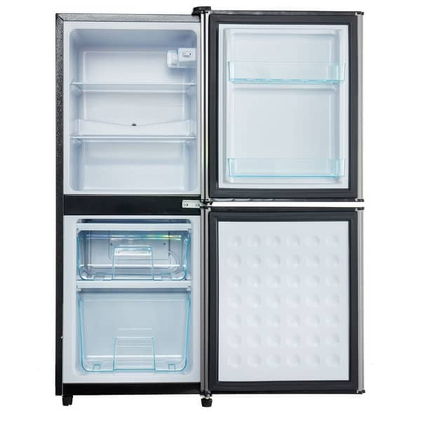 3.6 cu. ft. Dual Zone LED Mini Refrigerator with Adjustable Shelves Bed Bath & Beyond 39806883