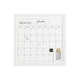 preview thumbnail 19 of 34, Martha Stewart Dry Erase Magnetic Monthly Calendar and with Woodgrain Frame