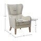 preview thumbnail 15 of 13, Madison Park Leda Swoop Wing Chair