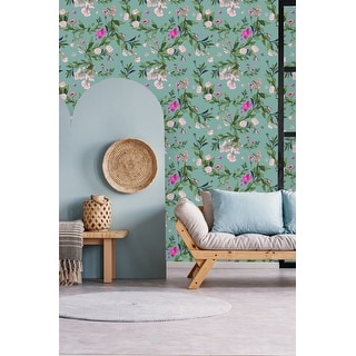 Little Pink Flowers Wallpaper - Bed Bath & Beyond - 35646805