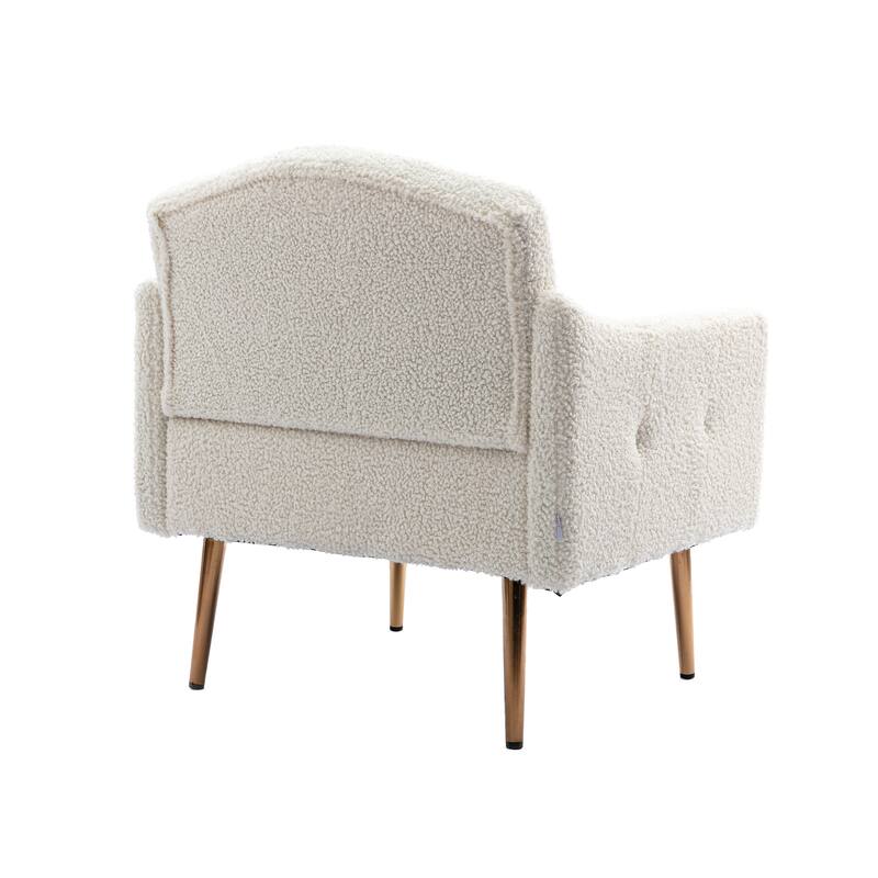Tufted Decorative Fabric Armchair