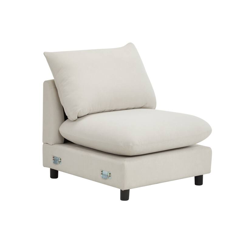 Christopher Knight Home - Evelyn Modern Modular Upholstery L-Shaped Sectional Sofa