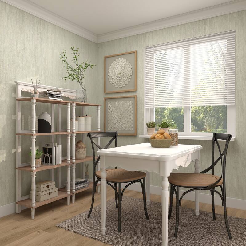 White Wood Farmhouse Shelving Unit On Sale Bed Bath & Beyond 34387170