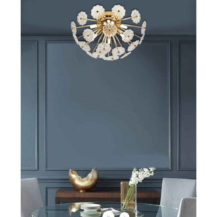 Gold Flush Mount Ceiling Light - Gold