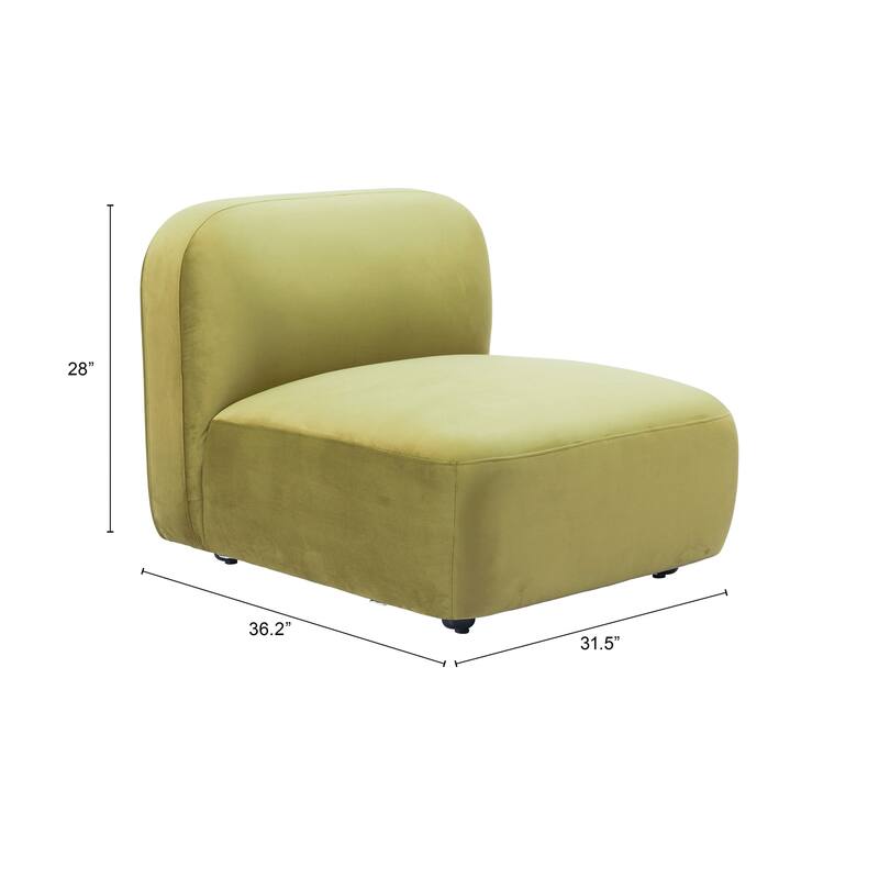 Biak Middle Chair Green