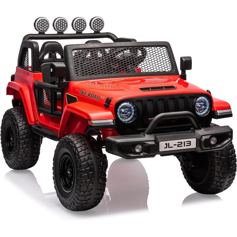 24V 7AH Kids Ride on Truck Car 2 Seater Electric Vehicles for Toddles - Red
