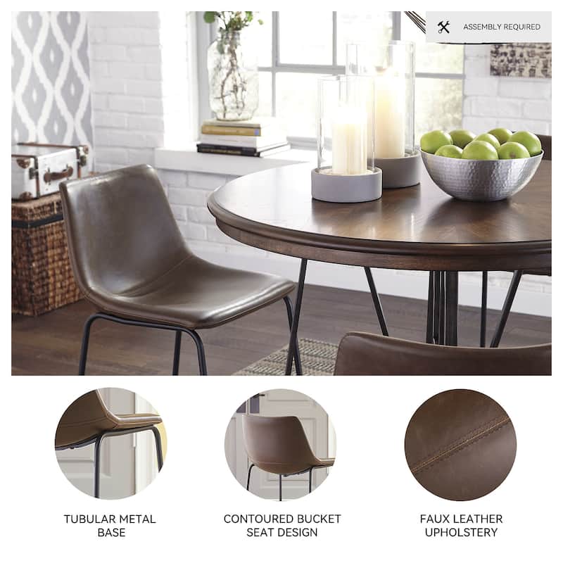 Signature Design by Ashley Centiar Counter Height Bar Stool (Set of 2)