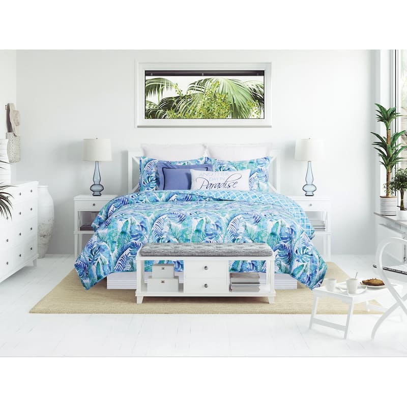 Palazzo Cotton Quilt Set - Reversible and Machine Washable