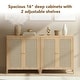 preview thumbnail 54 of 68, Spruce & Spring Boho Chic Sideboard Buffet Cabinet with Storage for Dining & Living Room