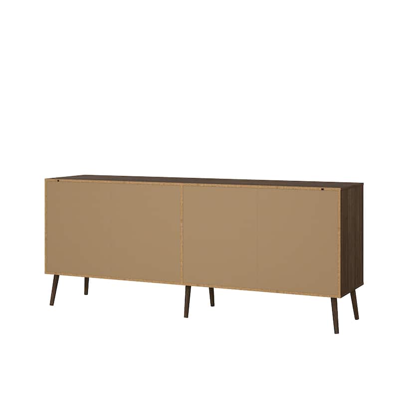 Carson Carrington Kristiansund Tone 8-Drawer Double Dresser, Mocha Oak