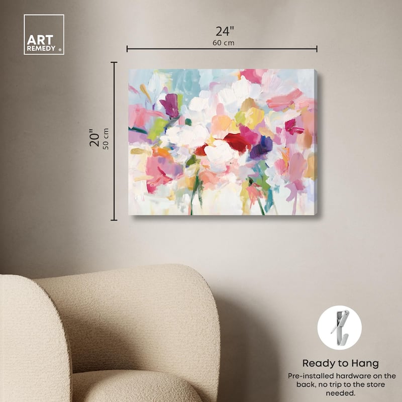 Saturated Colors II Canvas by Art Remedy, Gallery Wrapped
