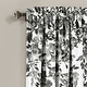 preview thumbnail 73 of 95, Porch & Den Elcaro Floral Room Darkening Curtain Panel Pair