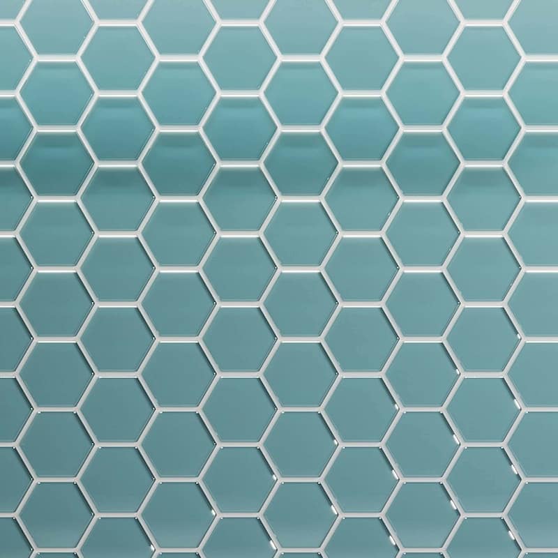 Cruz Bay Studio MKT2853 3" Beehive - 10" x 12" Geometric Wall Tile - - Skyline Gloss