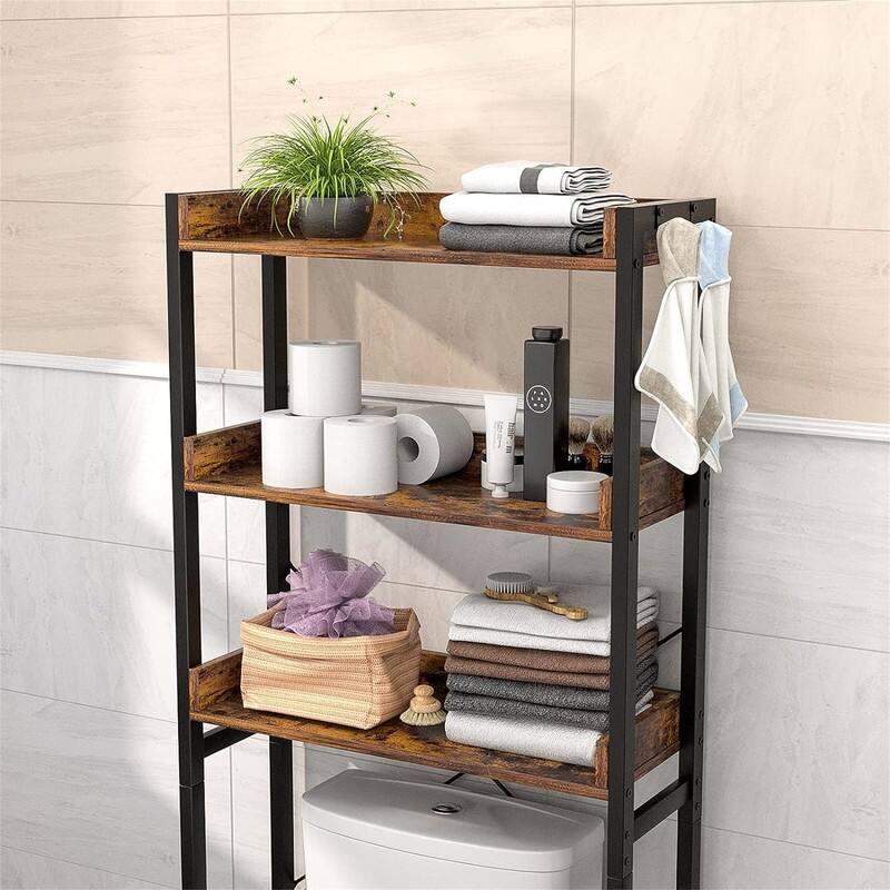 Over The Toilet Storage - 9.4"D x 24.8"W x 63.7"H