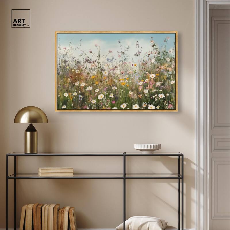 Glimmering Glade Garden III Canvas by Art Remedy