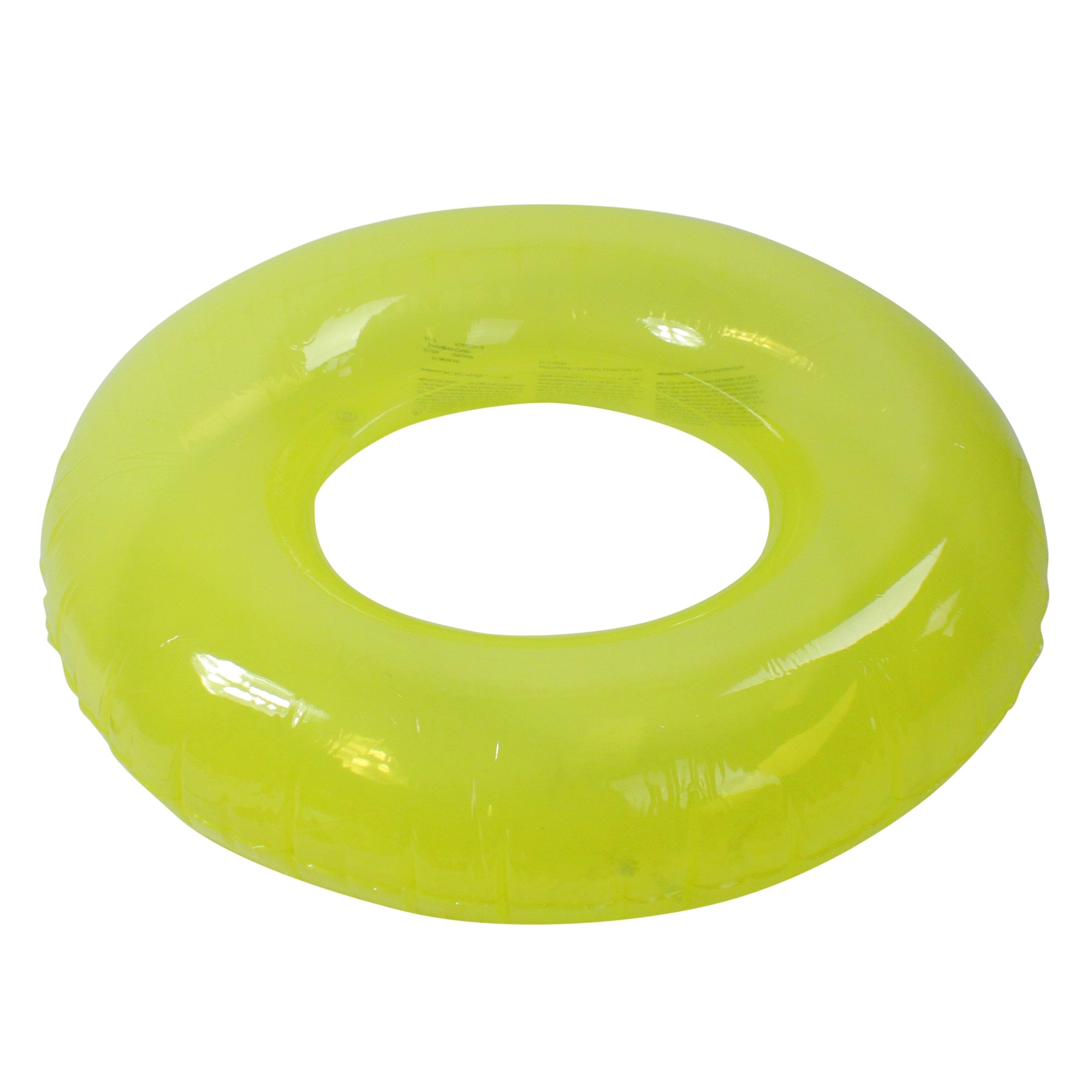 Shop 30 Bright Yellow Inflatable Swim Ring Tube Pool Float