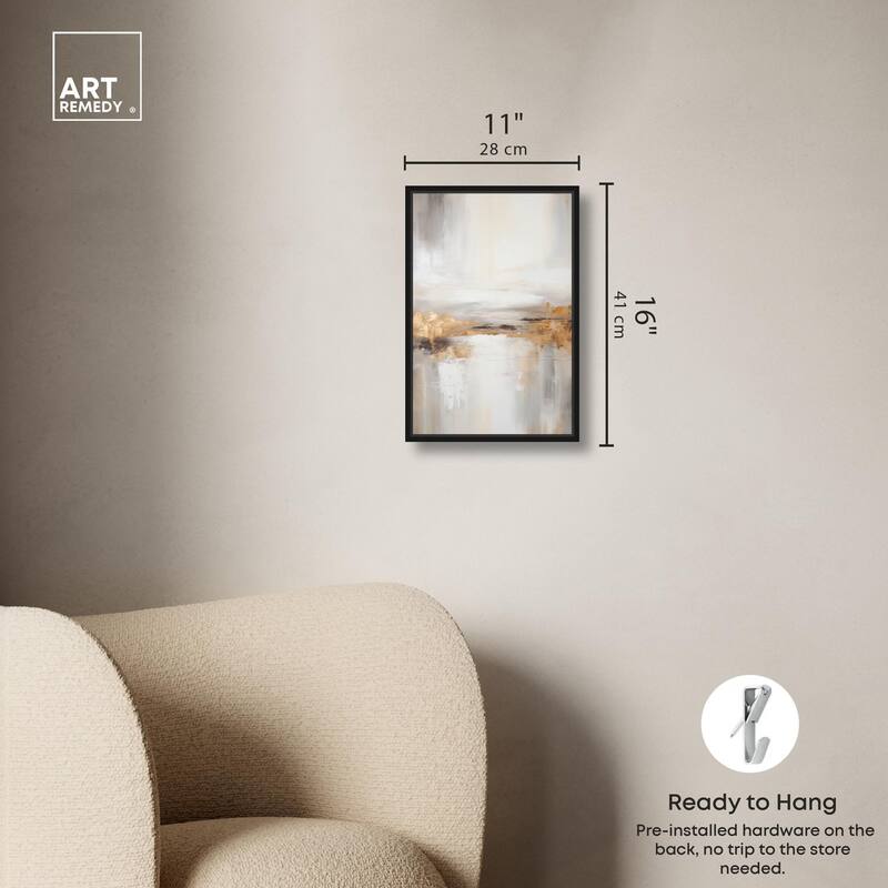 Gold Dust II Canvas by Art Remedy