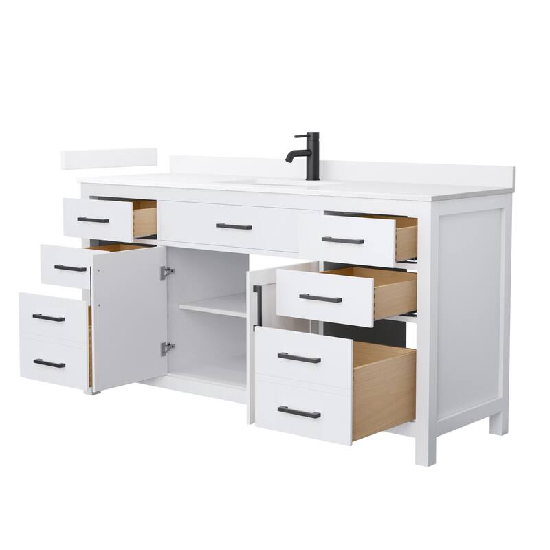 Wyndham Collection WCG2424-66S-QTZ-UNSMXX Beckett 66" Free Standing