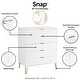 preview thumbnail 69 of 68, Manhattan Comfort Dumbo Modern 5-Drawer Tall Dresser.