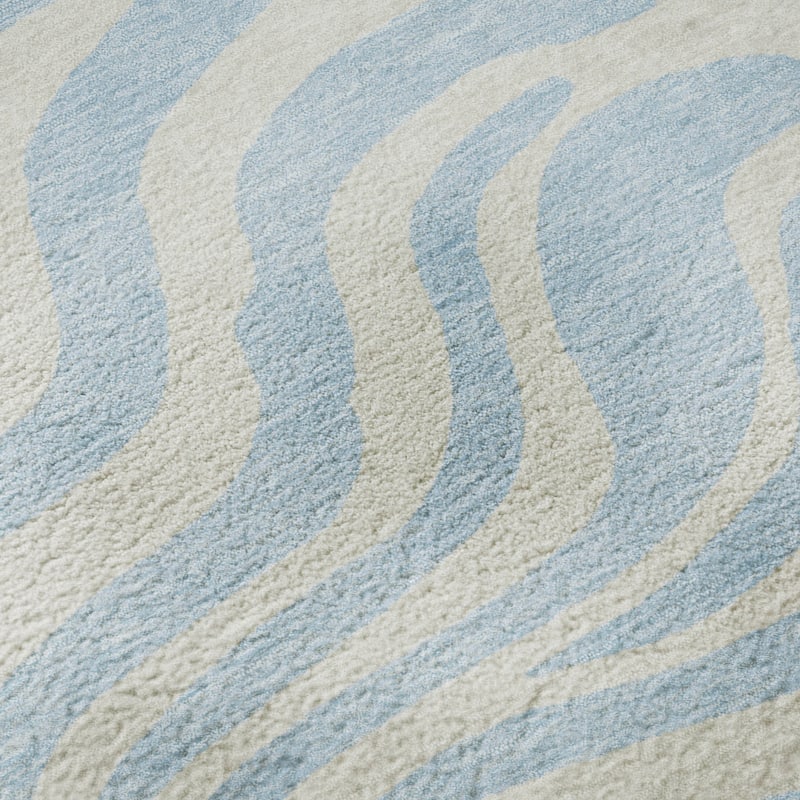 Premium Washable Super Soft Zebra Print Mayfield Rug