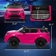 preview thumbnail 7 of 8, 12V Land Rover Discovery Kids Electric Car with Remote Control & Music Features - Pink