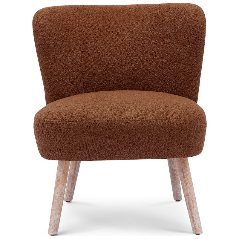 Boucle Polyester Upholstered Living Room Set - Stain Resistant (2-Piece Set)