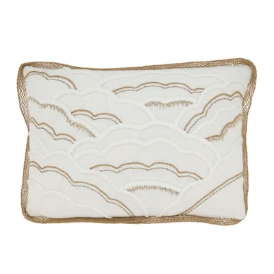 Scallop Shell Serenity Throw Pillow