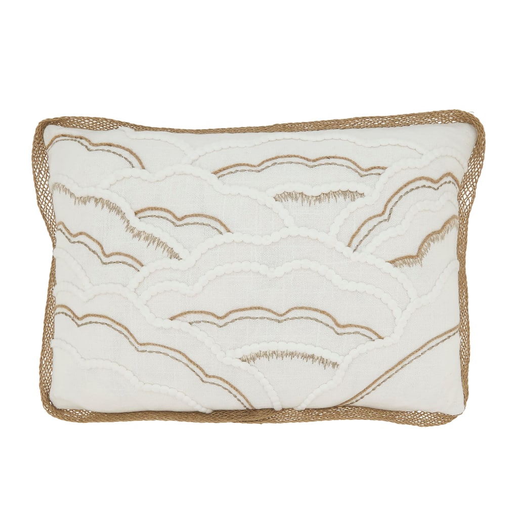 Scallop Shell Serenity Throw Pillow