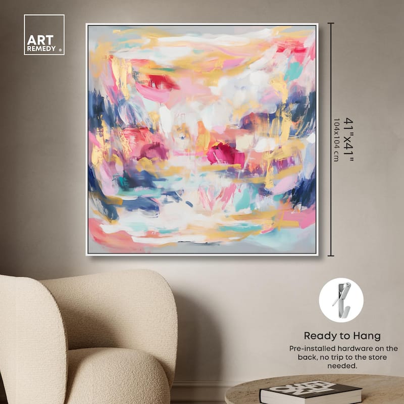 Balipink II Canvas by Art Remedy