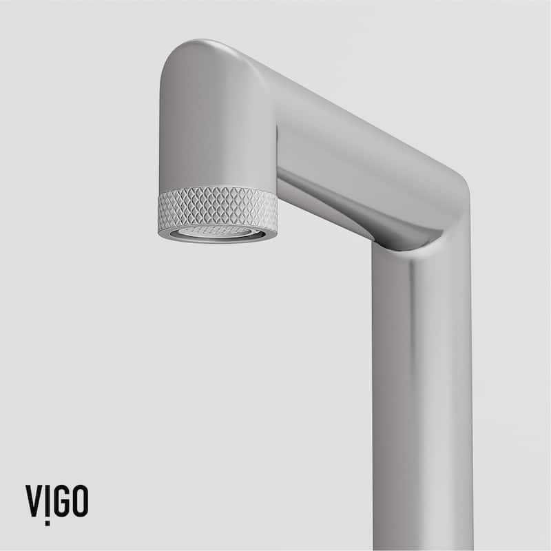 VIGO Sterling 7" H 2-Handle Widespread Bathroom Faucet