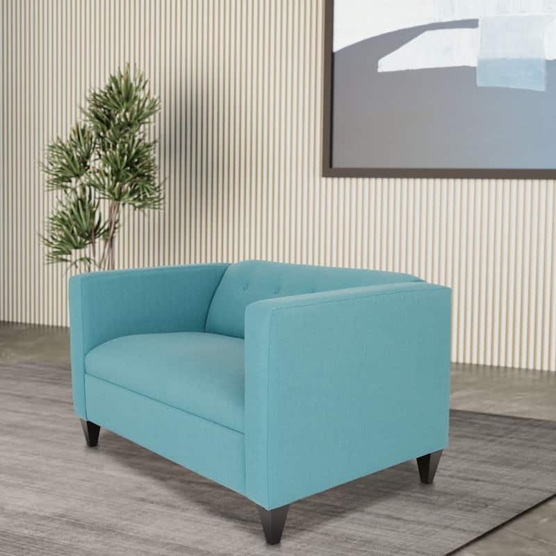 Coast to Coast Sofas Contemporary Loveseat Sofa Polyester Nylon Solid Wood Frame Upholstered