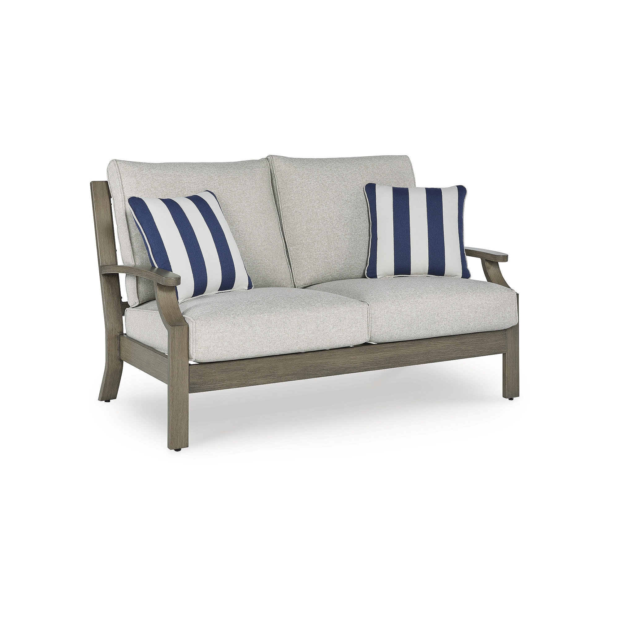 Rainier Ranch 7 Piece Outdoor Dining Set - Brown/Beige Rainier Ranch 7 Piece Outdoor Dining Set - Brown/Beige