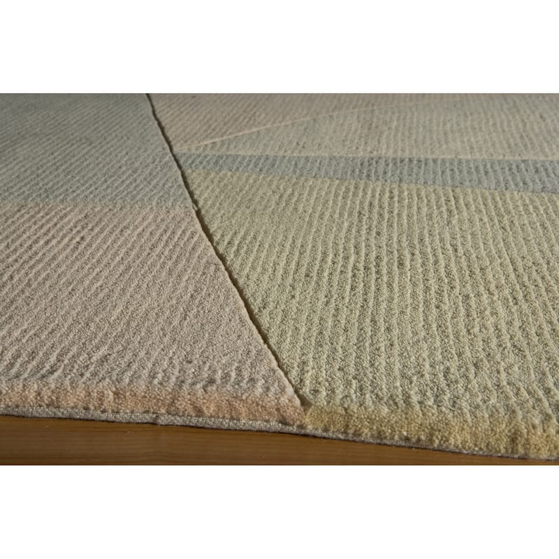 Momeni New Wave Hand Tufted New Zealand Wool Contemporary Geometric Area Rug