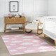 preview thumbnail 13 of 19, Nuloom Euphrasia Splashguard Traditional Machine Washable Area Rug 3' x 5' - Pink - Rectangle
