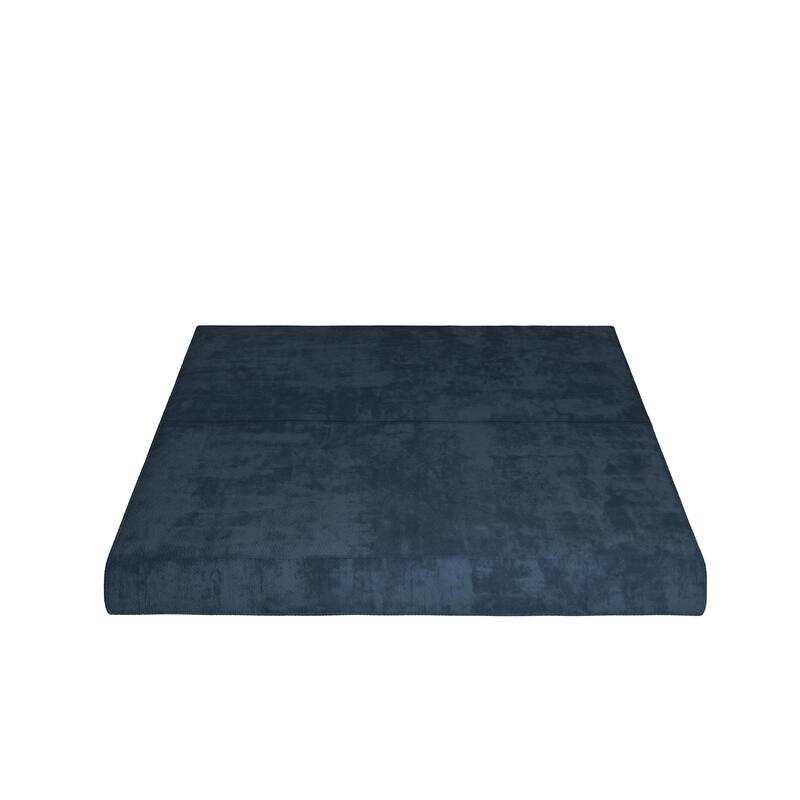 GDFStudio - Chenille 80" Modular Folding Sofa Bed with King Mattress