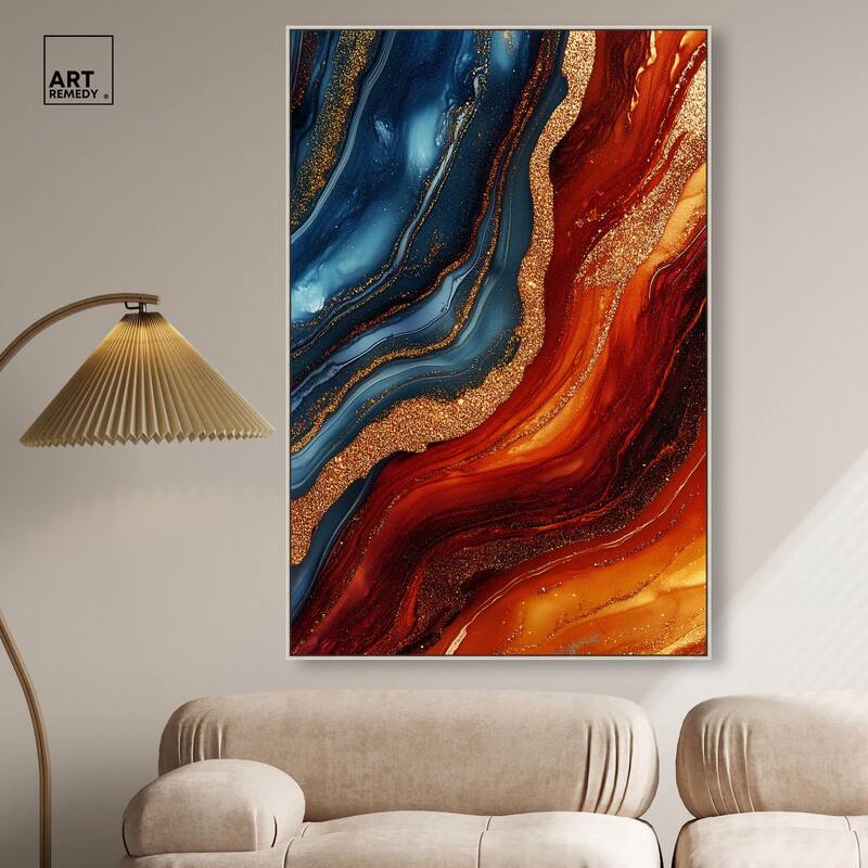 Gilded Galaxy Canvas by Art Remedy