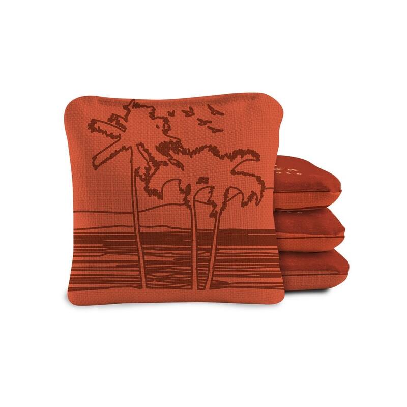 Virgin Islands National Park Dual Sided Pro Cornhole Bags (Set of 4)