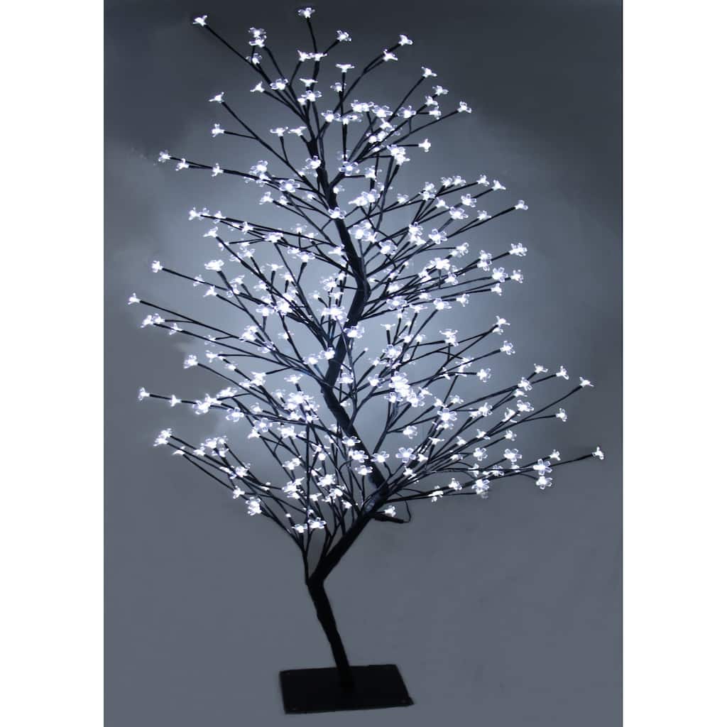 Floral Lights-Outdoor Tree Dual Clr Wt/Ww 336Led (Hi-Line Exclusive) - Brown/White - 63 in