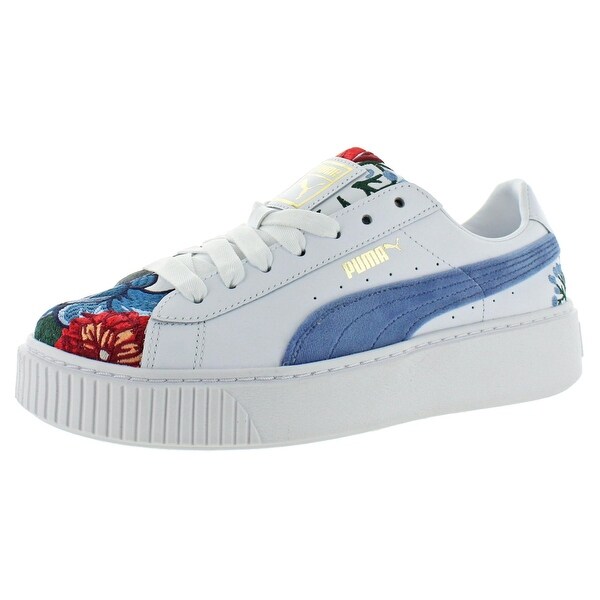 Puma Womens Platform Hyper Emb Fashion Sneakers Leather Low Top. Opens flyout.