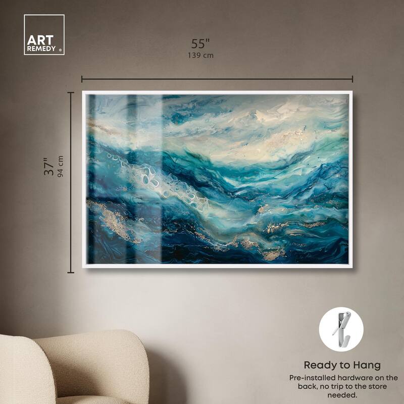 Jeweled Waters Shadowbox by Art Remedy
