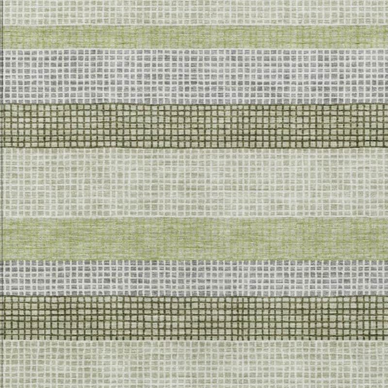 HomeRoots Striped Transitional Rectangle Outdoor Rug