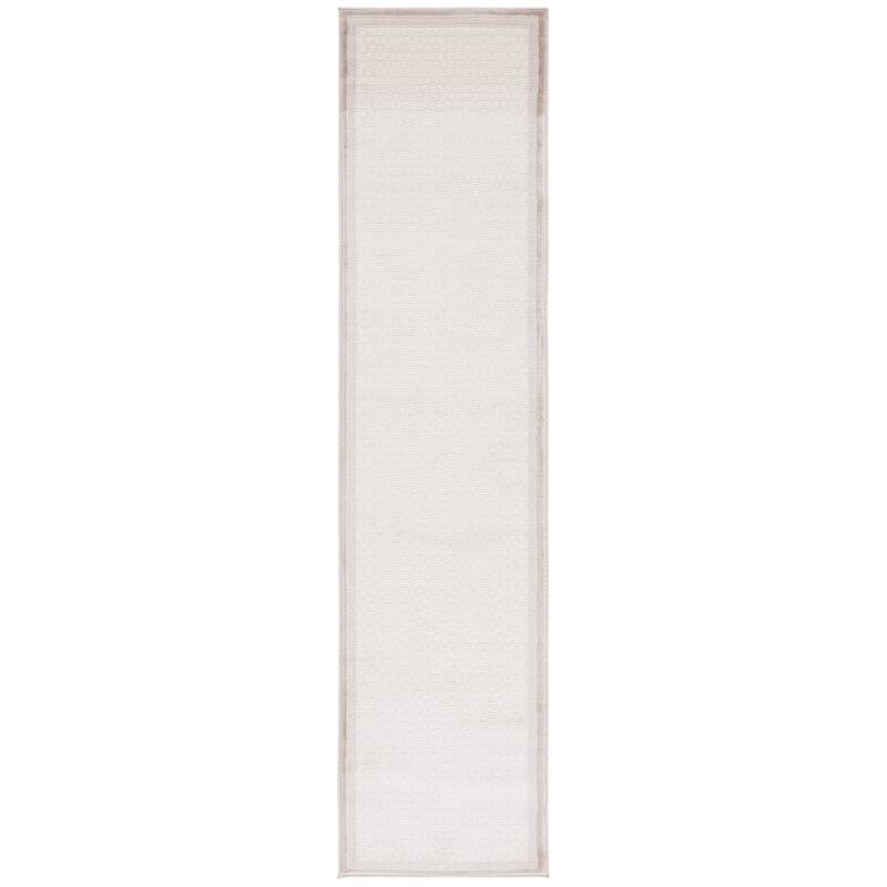 SAFAVIEH Prestige Jinnie Modern & Contemporary Rug - 2'3" x 8' Runner - Ivory/Beige