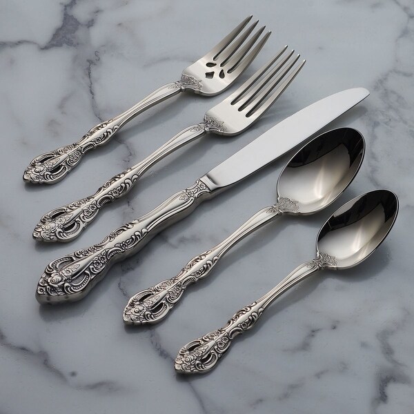 Oneida Michelangelo 45 Piece Fine Flatware Set, Service For 8 - On