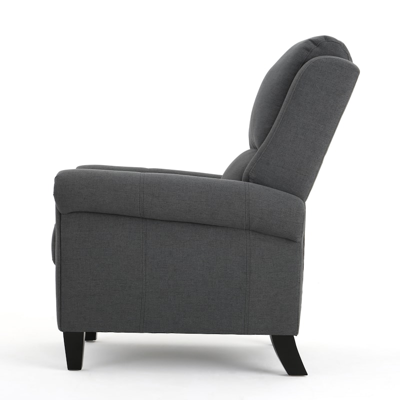 Roomfitters Ultimate Comfort PU Leather Pushback Recliner, Luxurious Recliner Chair for Living Room or Bedroom