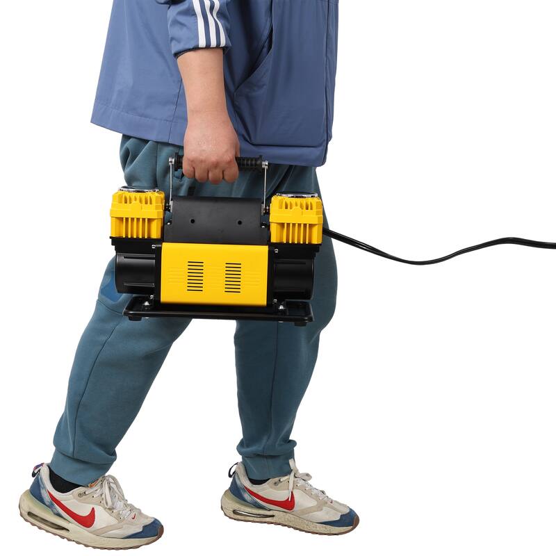 12V Heavy Duty Air Compressor,Tire Inflator with Pressure Gauge, Max 150 PSI,Tire Inflator Air Pump for Car, SUV, RV, Truck