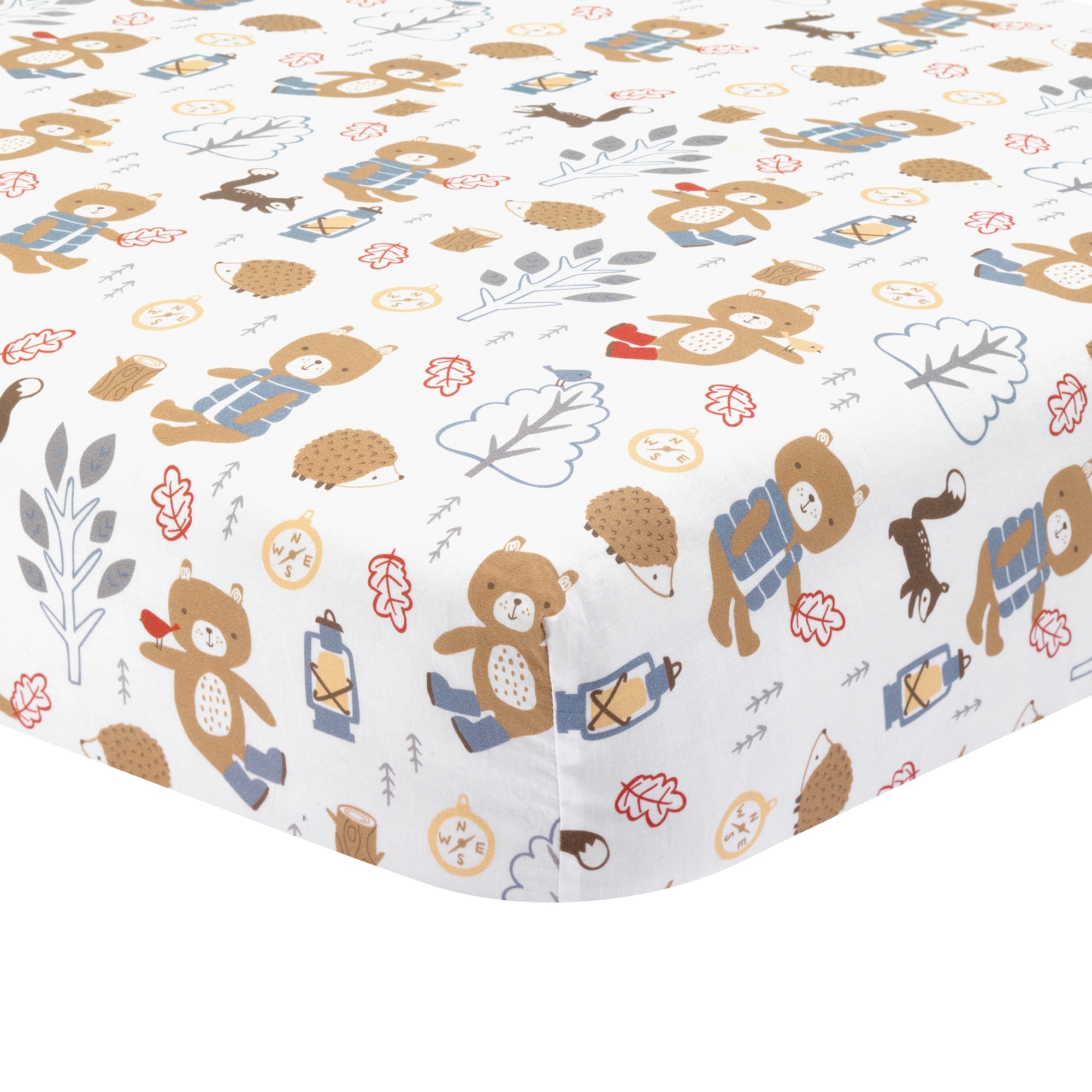 Lambs Ivy Little Campers Woodland Animal 5 Piece Baby Crib Bedding Set Gray Bed Bath Beyond 23499668