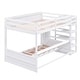 preview thumbnail 8 of 18, Merax Wood Full Size Convertible Bunk Bed with Storage Staircase