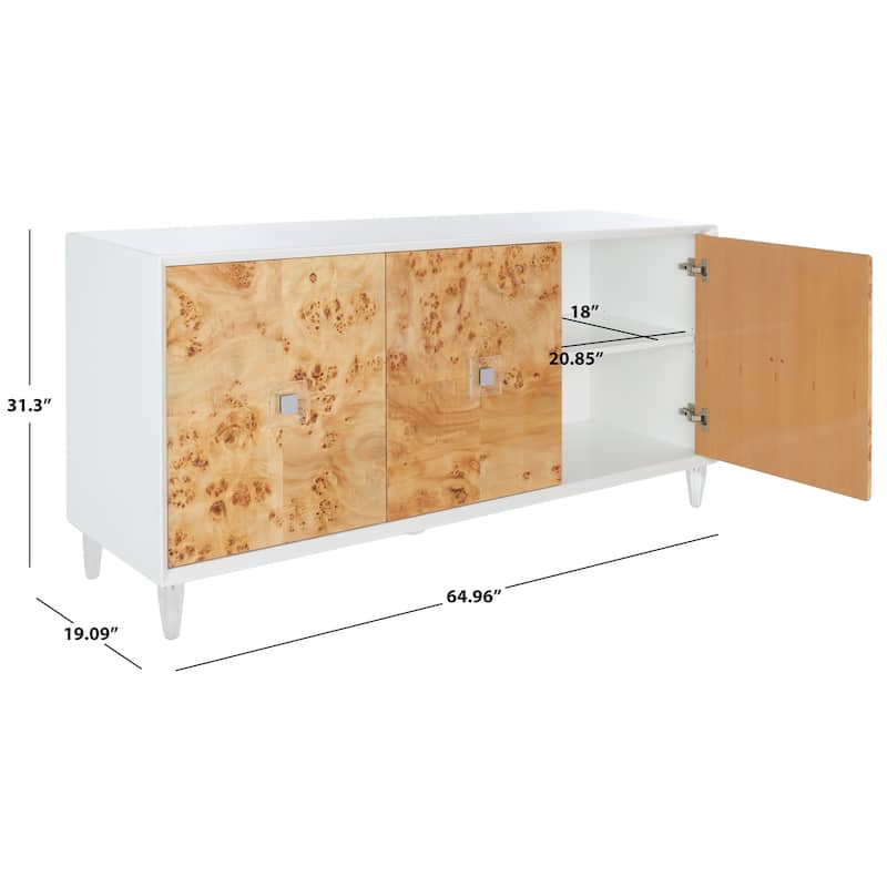 SAFAVIEH Home Lazaro Cabinet - 65"W x 19"D x 31"H